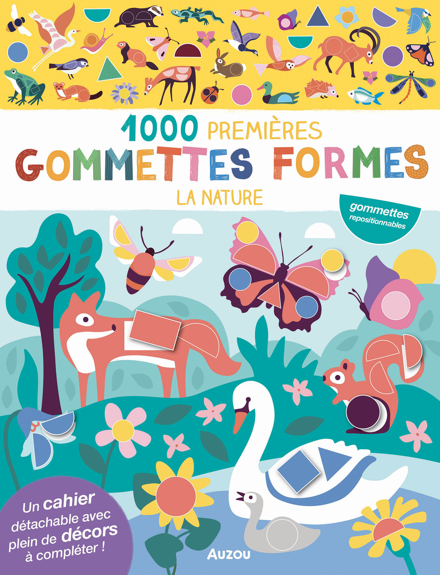 1000 Premières Gommettes Formes - La Nature