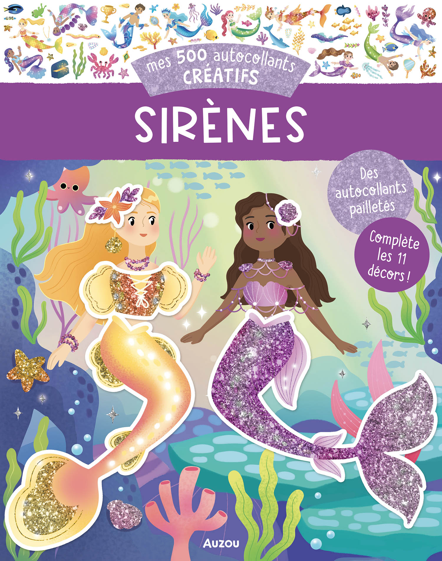 500 AUTOCOLLANTS CREATIFS - SIRENES