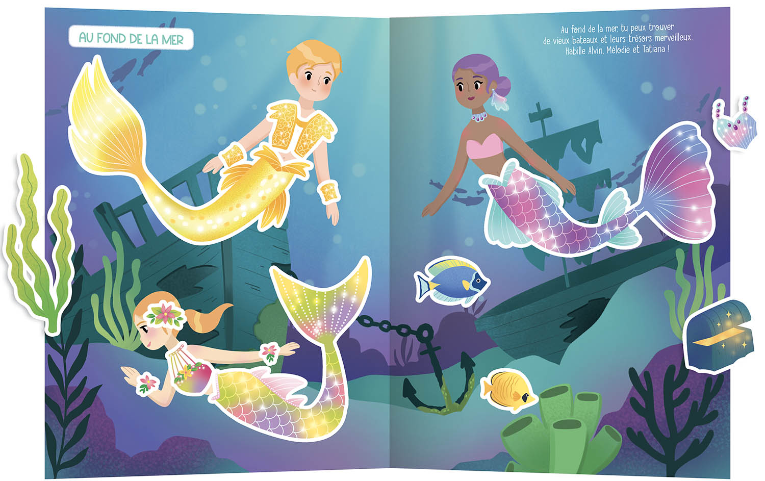 Mes 500 Autocollants Créatifs - Sirènes