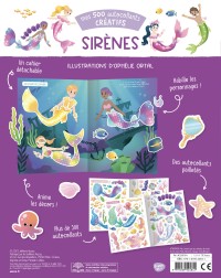 500 AUTOCOLLANTS CREATIFS - SIRENES