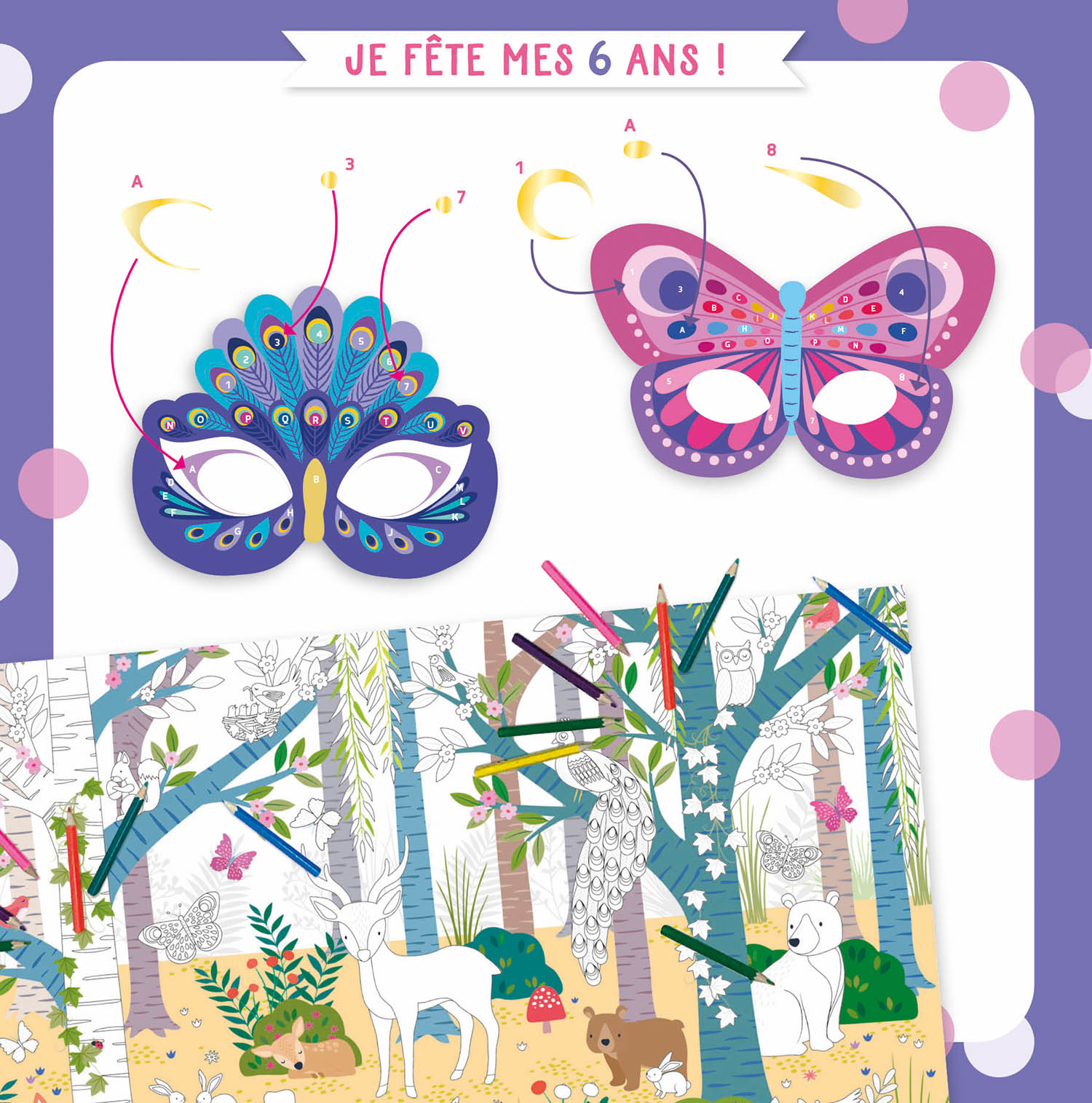 Mon Coffret D'anniversaire - Je Fête Mes 6 Ans !