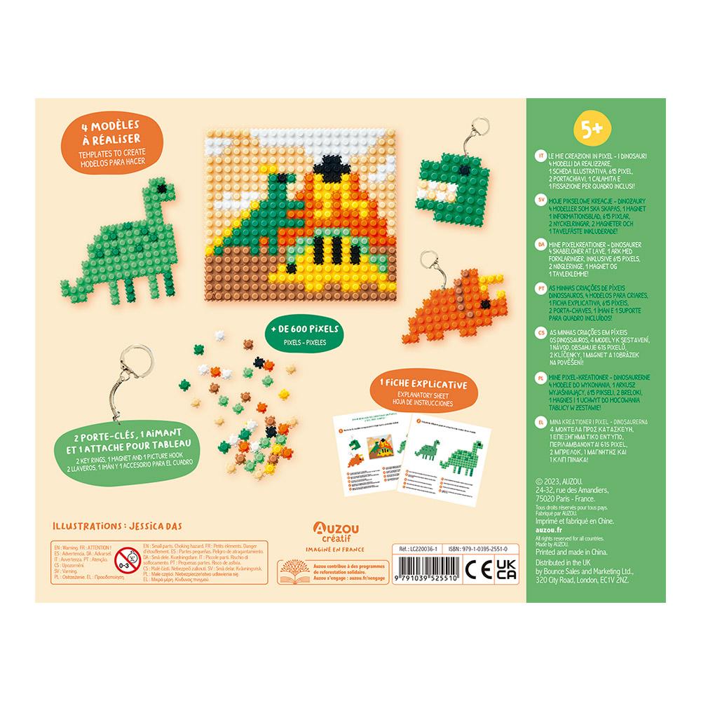 Mon Coffret D'artiste - Mes Créations En Pixels - Dinosaures