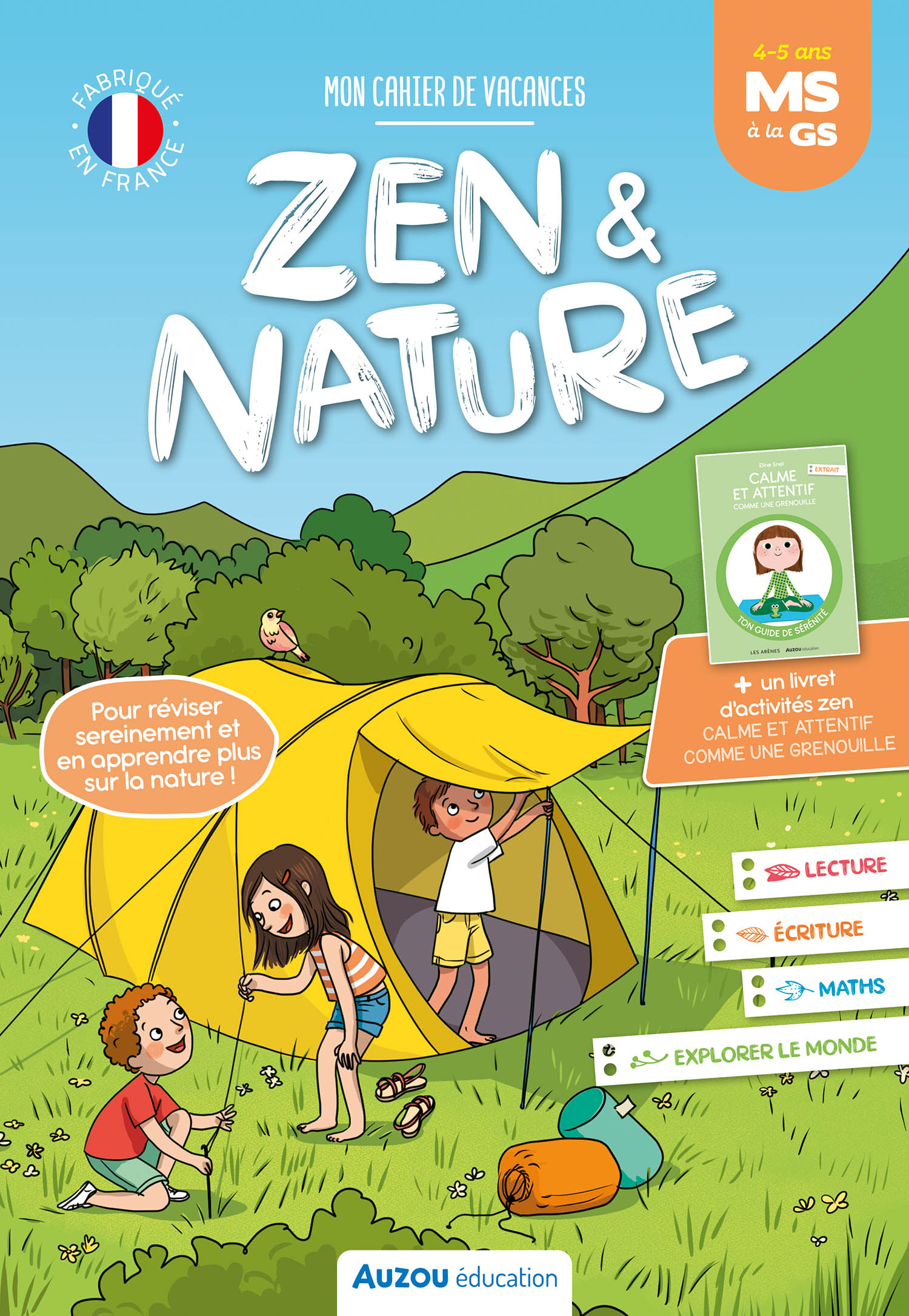 DE LA MS A LA GS - MON CAHIER DE VACANCES ZEN ET NATURE