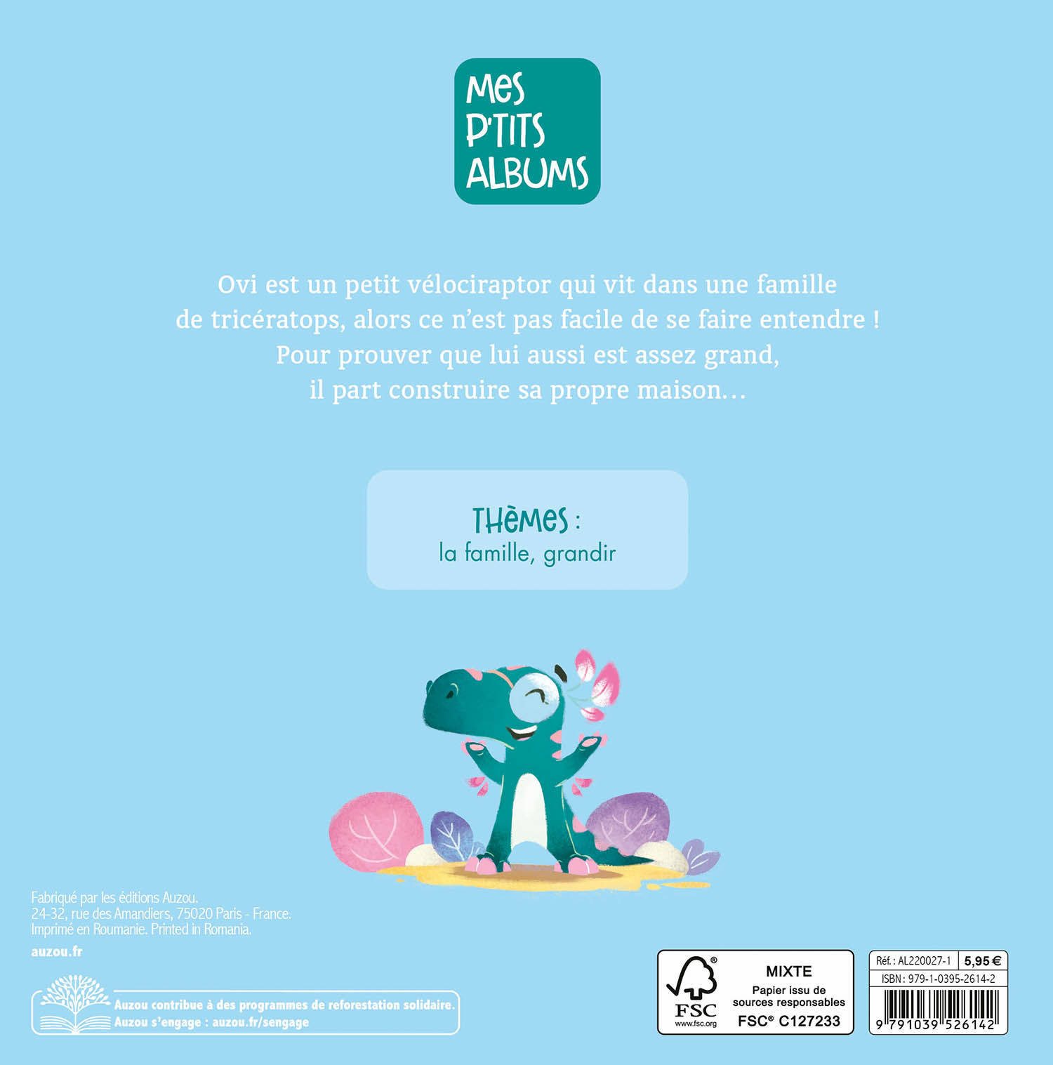 OVI LE PETIT DINOSAURE QUI VOULAIT ETRE GRAND