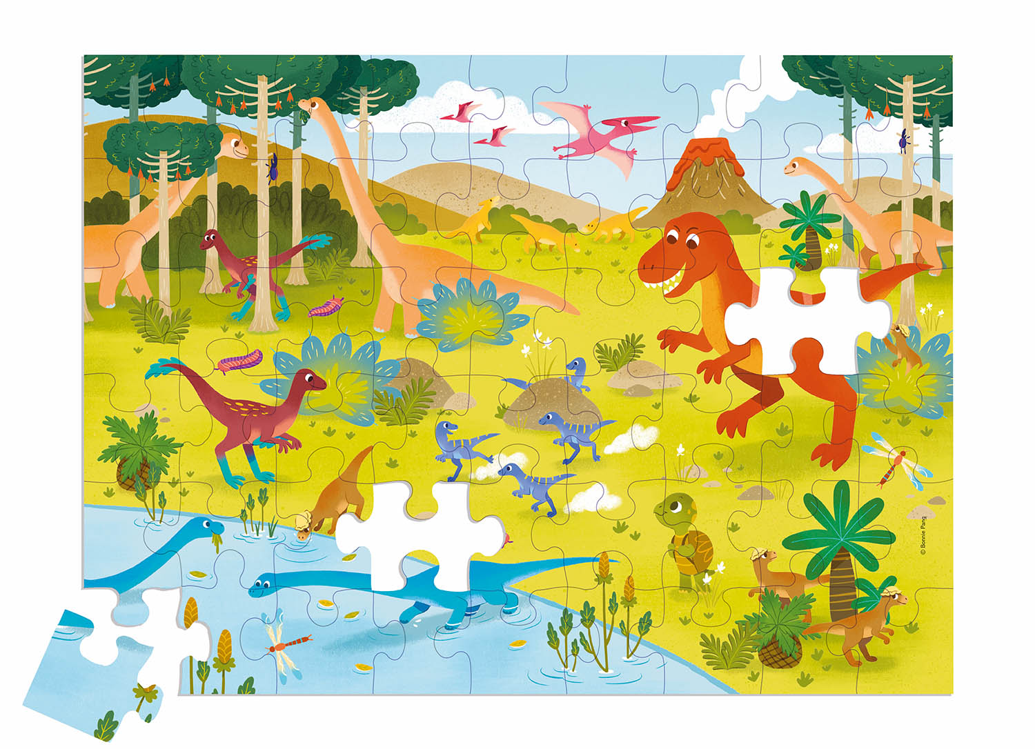 Mes puzzles dinosaures