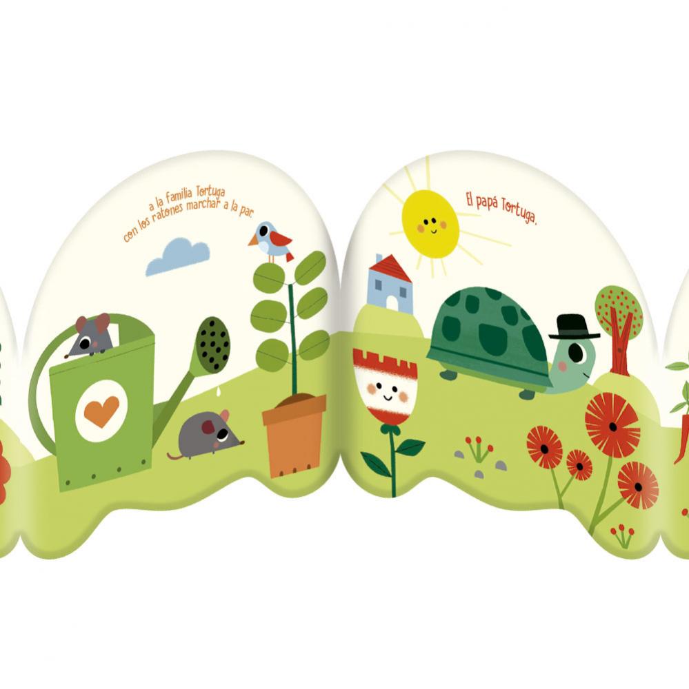 Mis Cuentos De Tela Acordeón: La Familia Tortuga