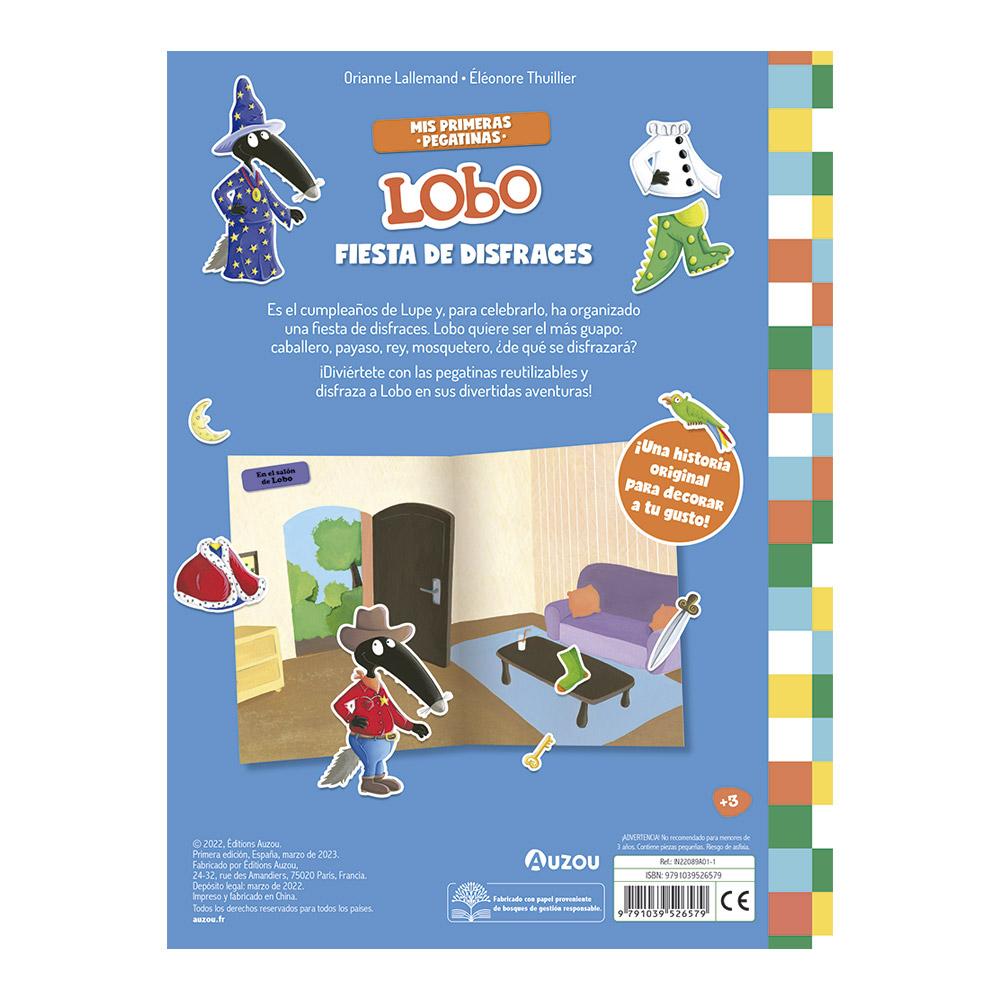 Mis Primeras Pegatinas - Lobo - Fiesta De Disfraces.