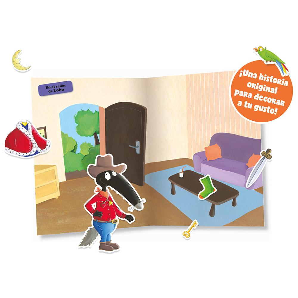 Mis Primeras Pegatinas - Lobo - Fiesta De Disfraces.