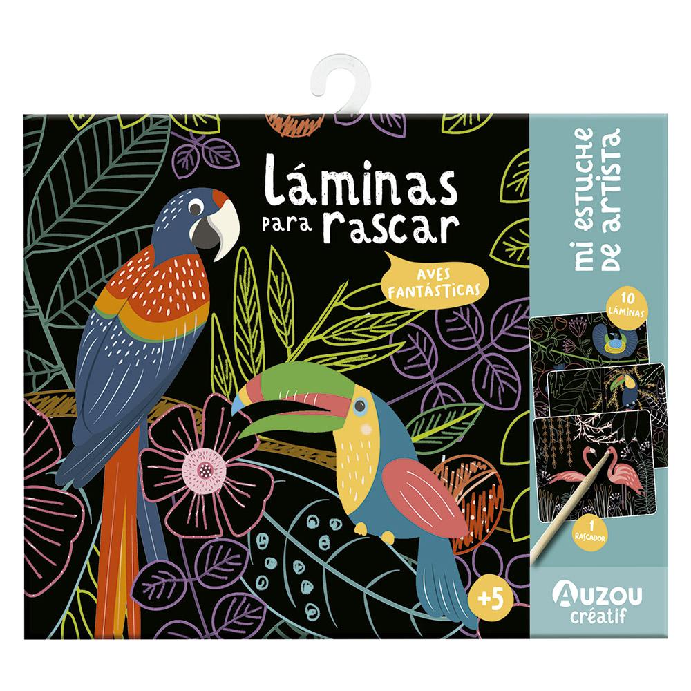 Láminas Para Rascar: Pájaros
