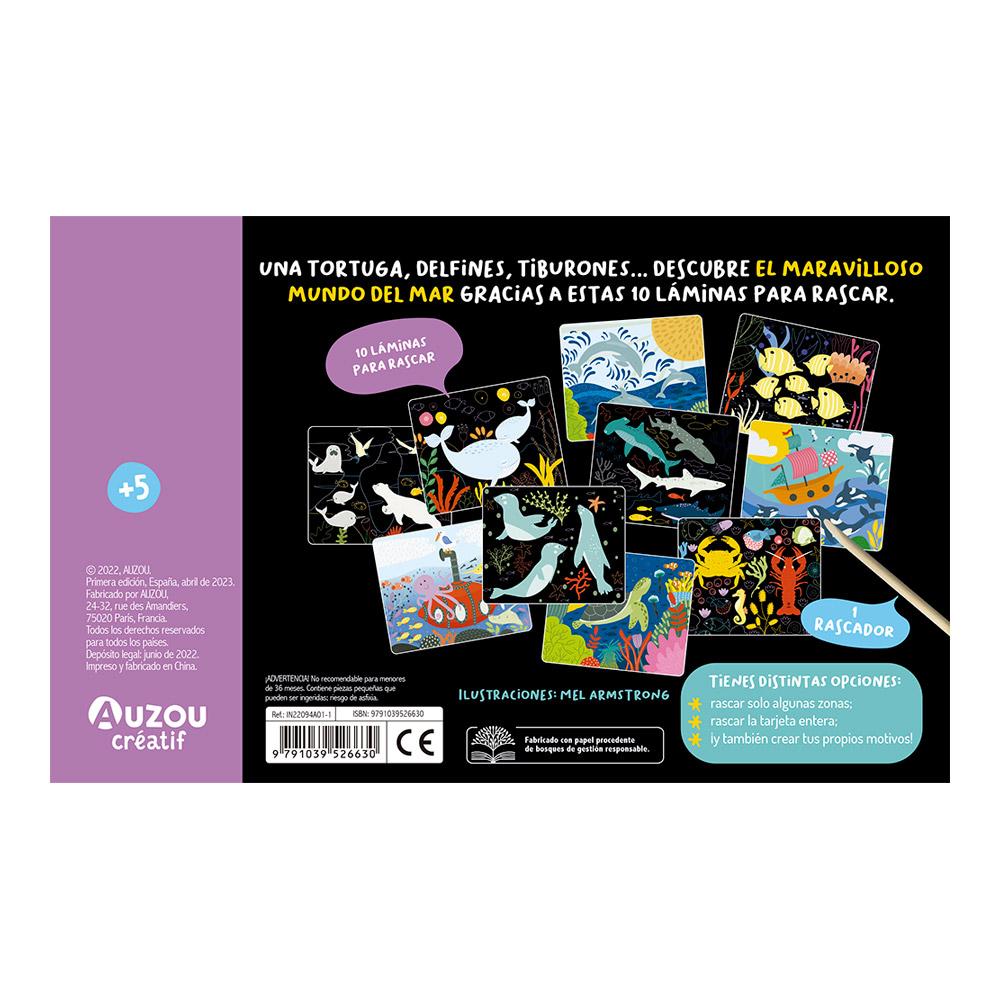 Láminas Para Rascar: Océanos