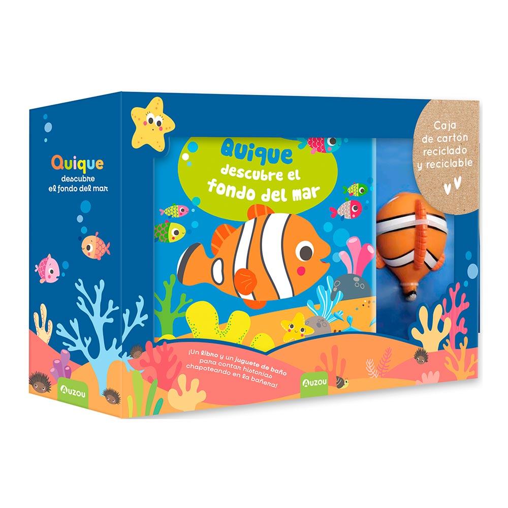 Libro De Baño En Caja: Quique Descubre El Fondo Del Mar