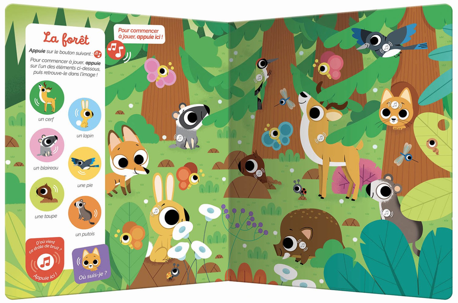 CHERCHE ET TROUVE DES TOUT-PETITS SONORE - LES ANIMAUX