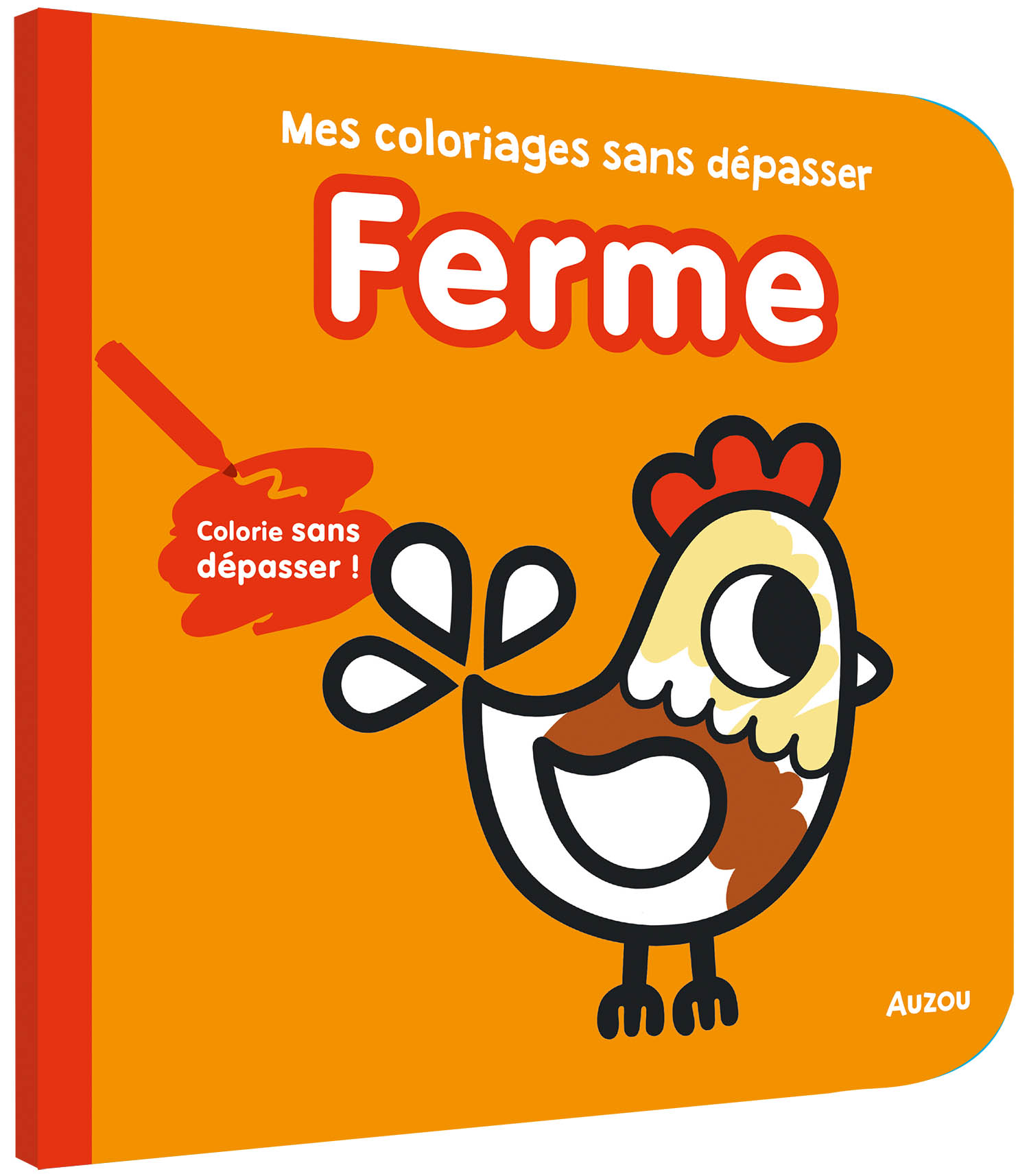 Mes premiers coloriages sans dépasser - Ferme