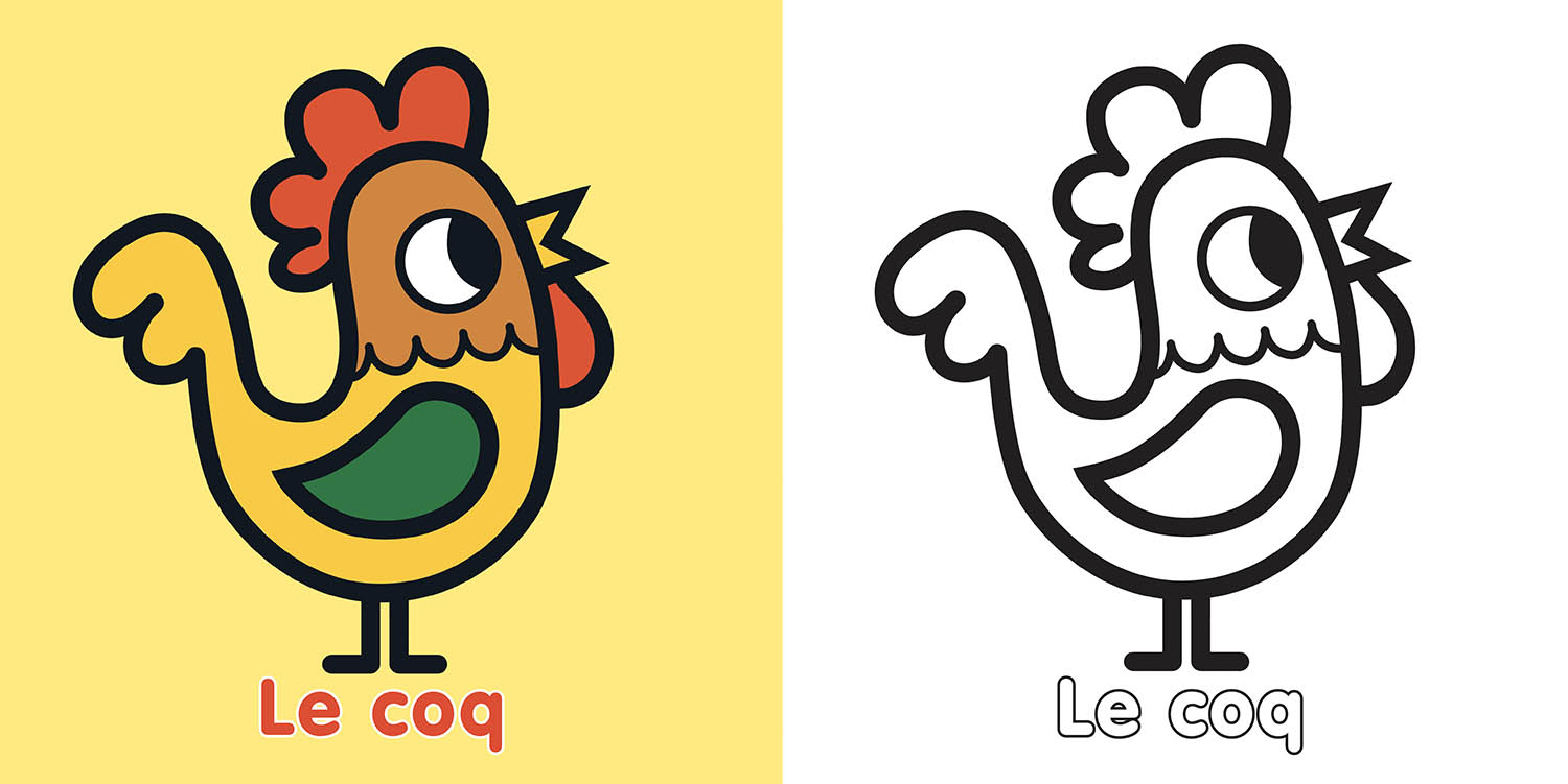 Mes premiers coloriages sans dépasser - Ferme