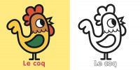 Mes premiers coloriages sans dépasser - Ferme