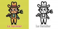 Mes premiers coloriages sans dépasser - Ferme