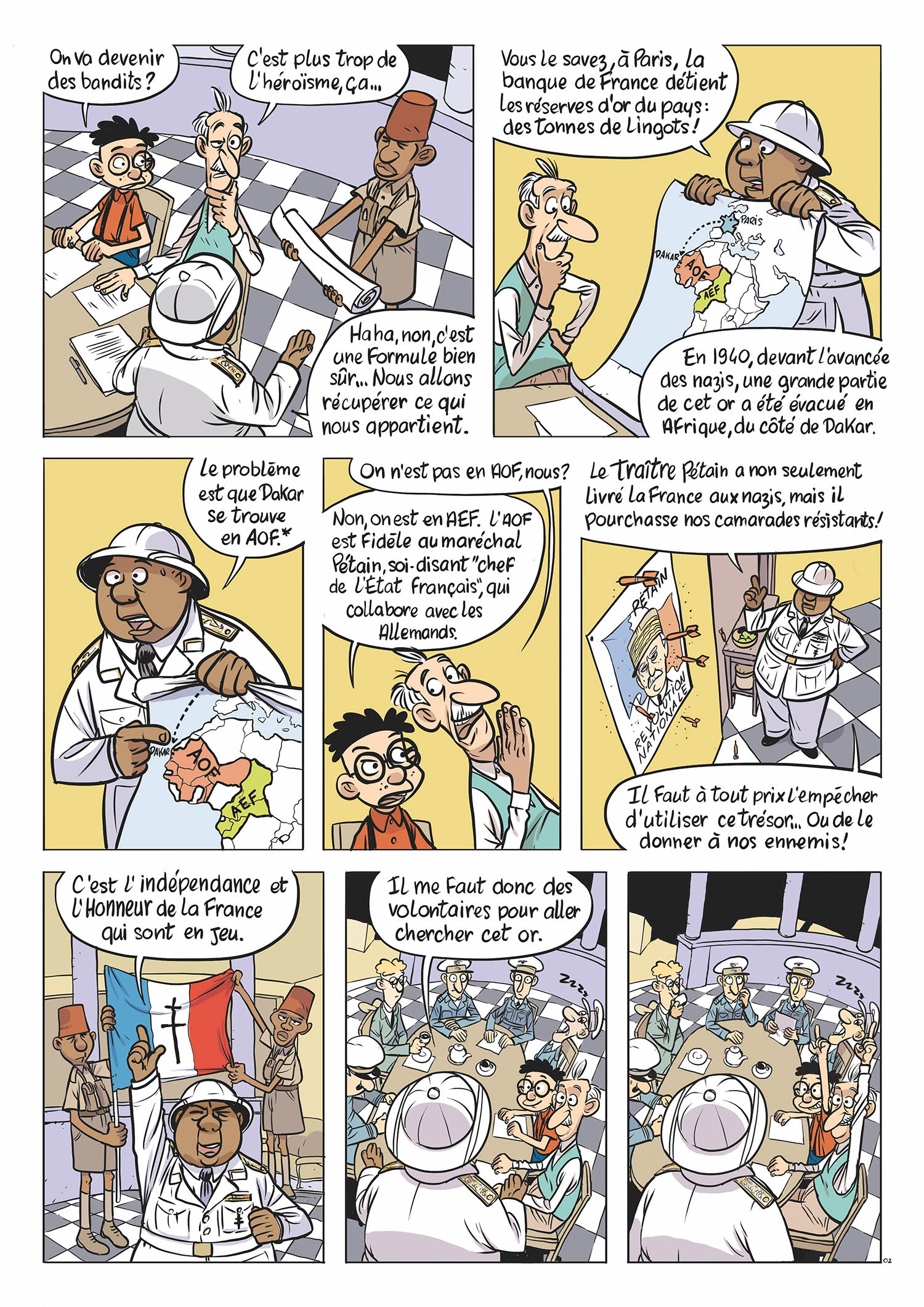 MISSION SAHARA - LA DROLE DE GUERRE DE PAPI ET LUCIEN T3