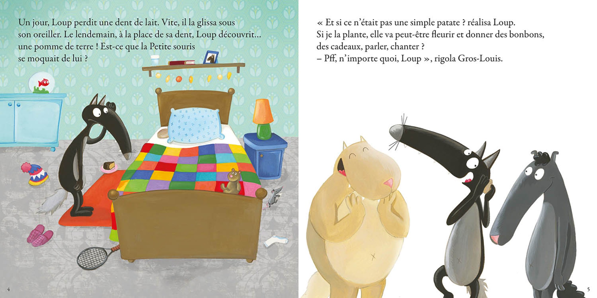 LE LOUP QUI CROYAIT EN SES REVES