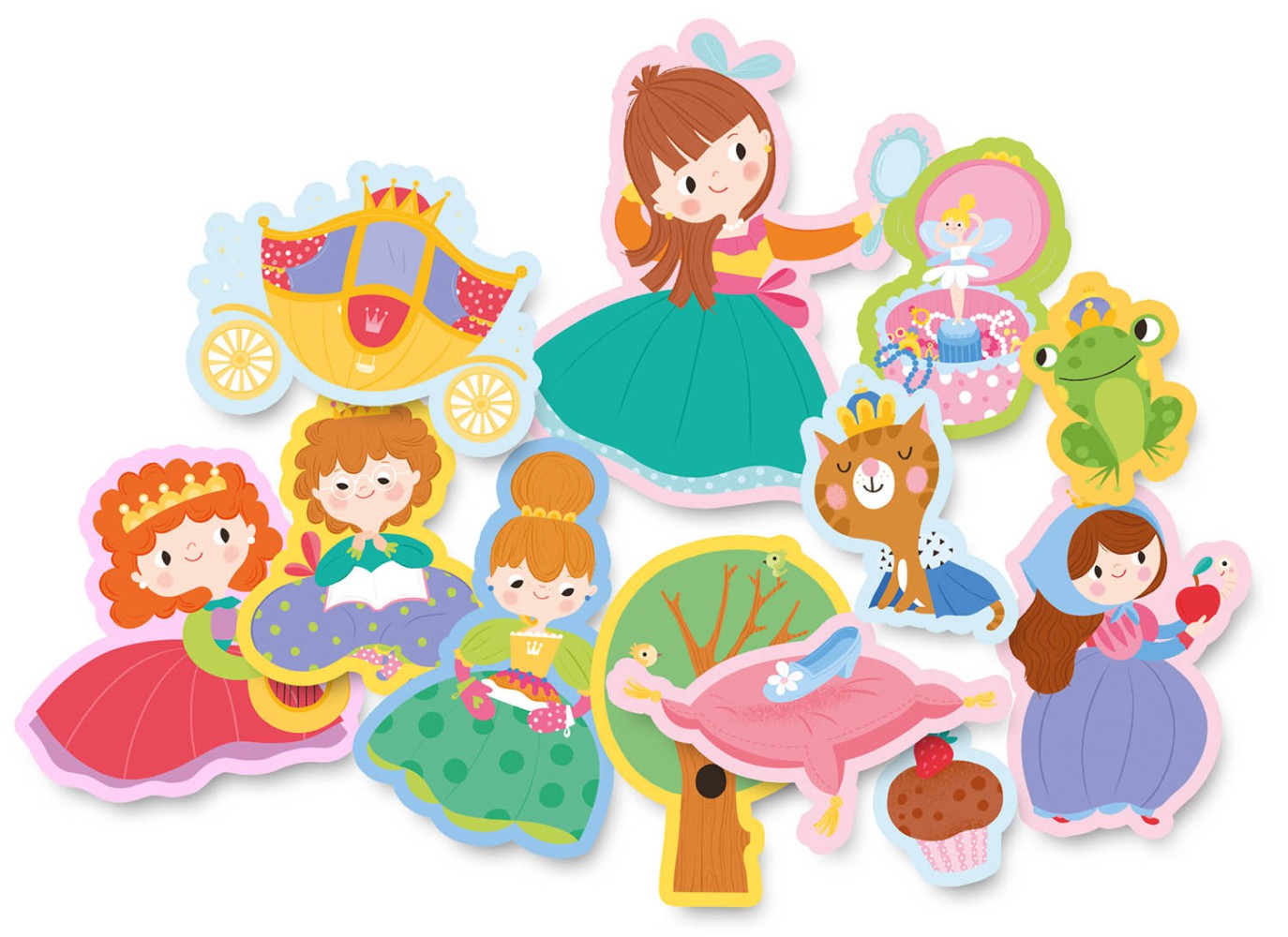 Ma Pochette De 100 Gommettes  - Princesses