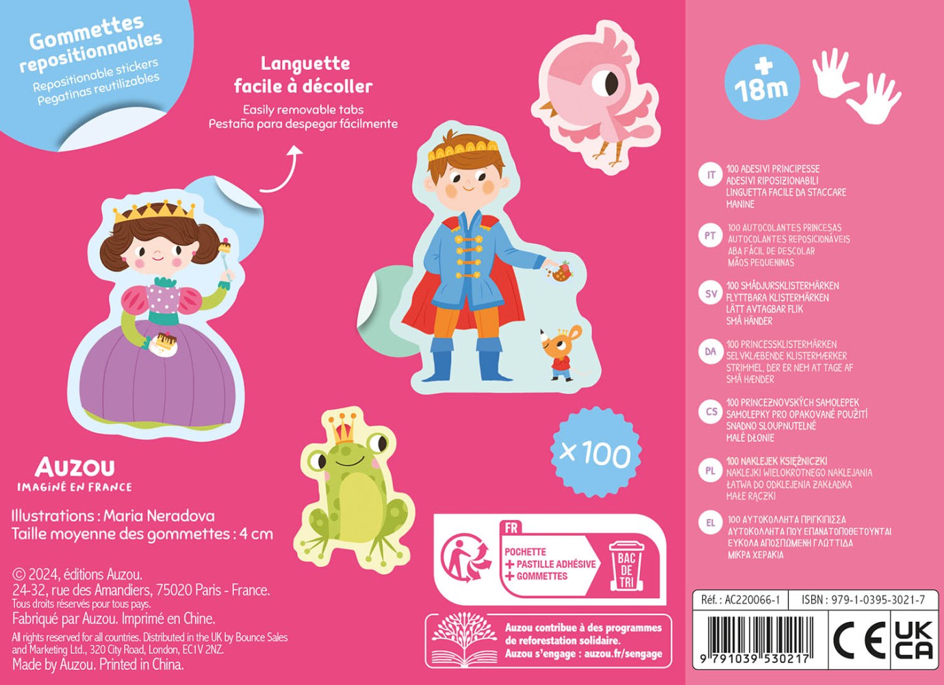 100 gommettes - Princesses