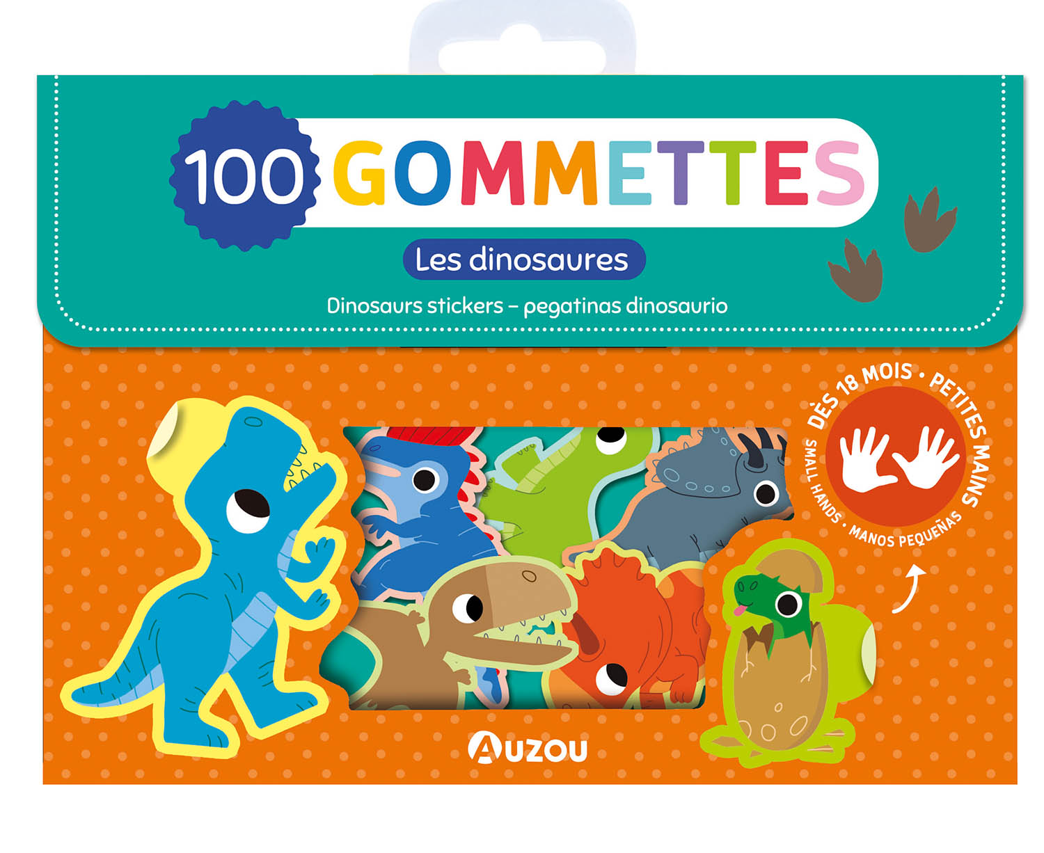 100 Gommettes - Les Dinosaures