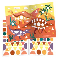 1000 gommettes formes - Dinosaures
