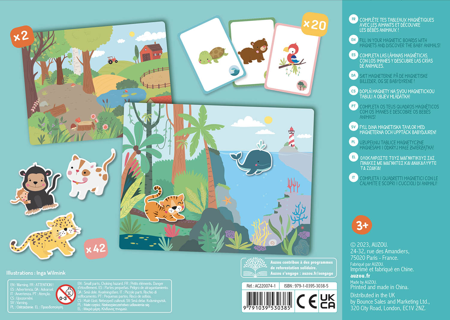 Les Bébés Animaux - Mon Petit Coffret Aimanté
