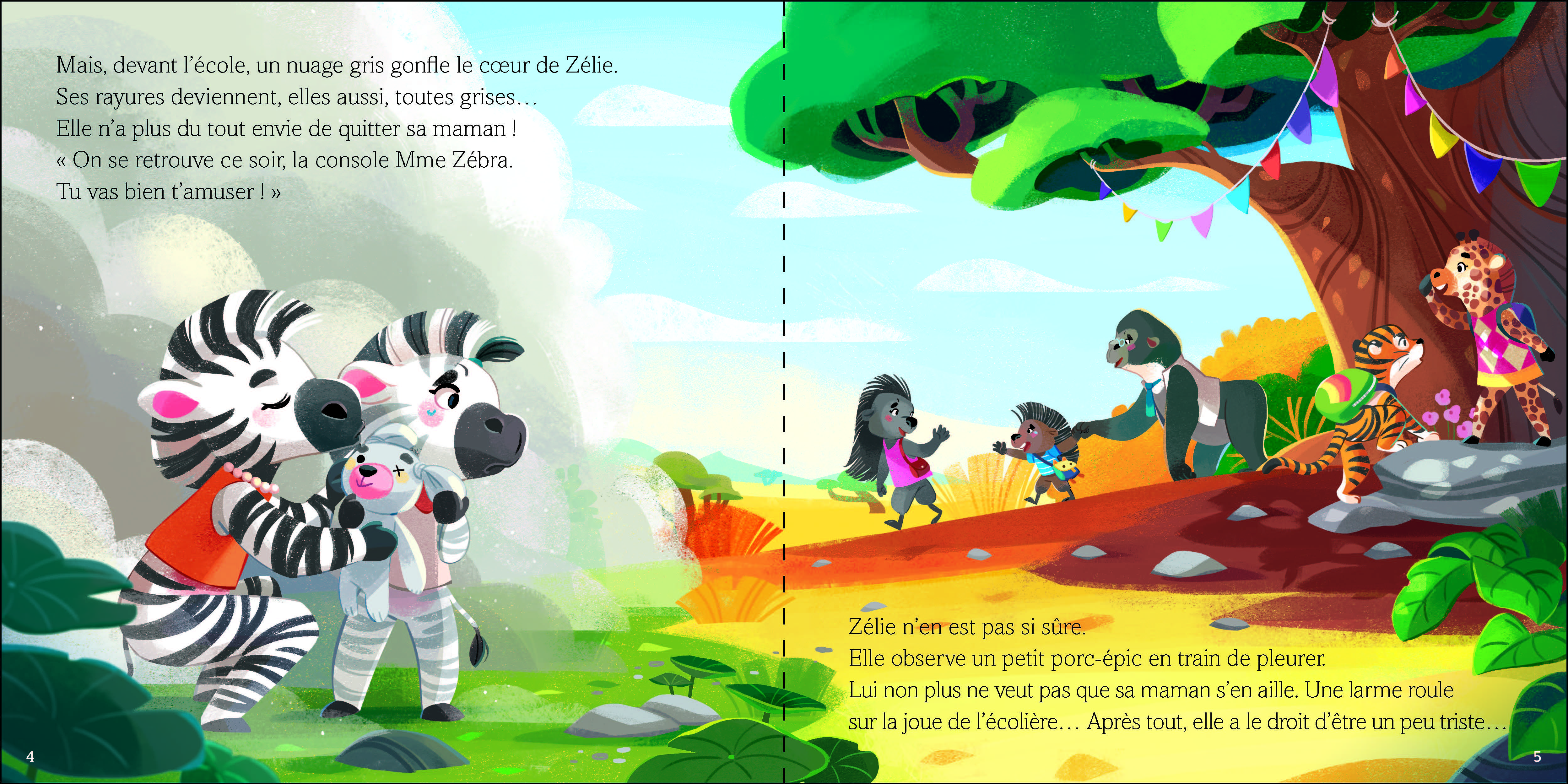 ZELIE ET LES EMOTIONS DE LA RENTREE + ROUE DES EMOTIONS