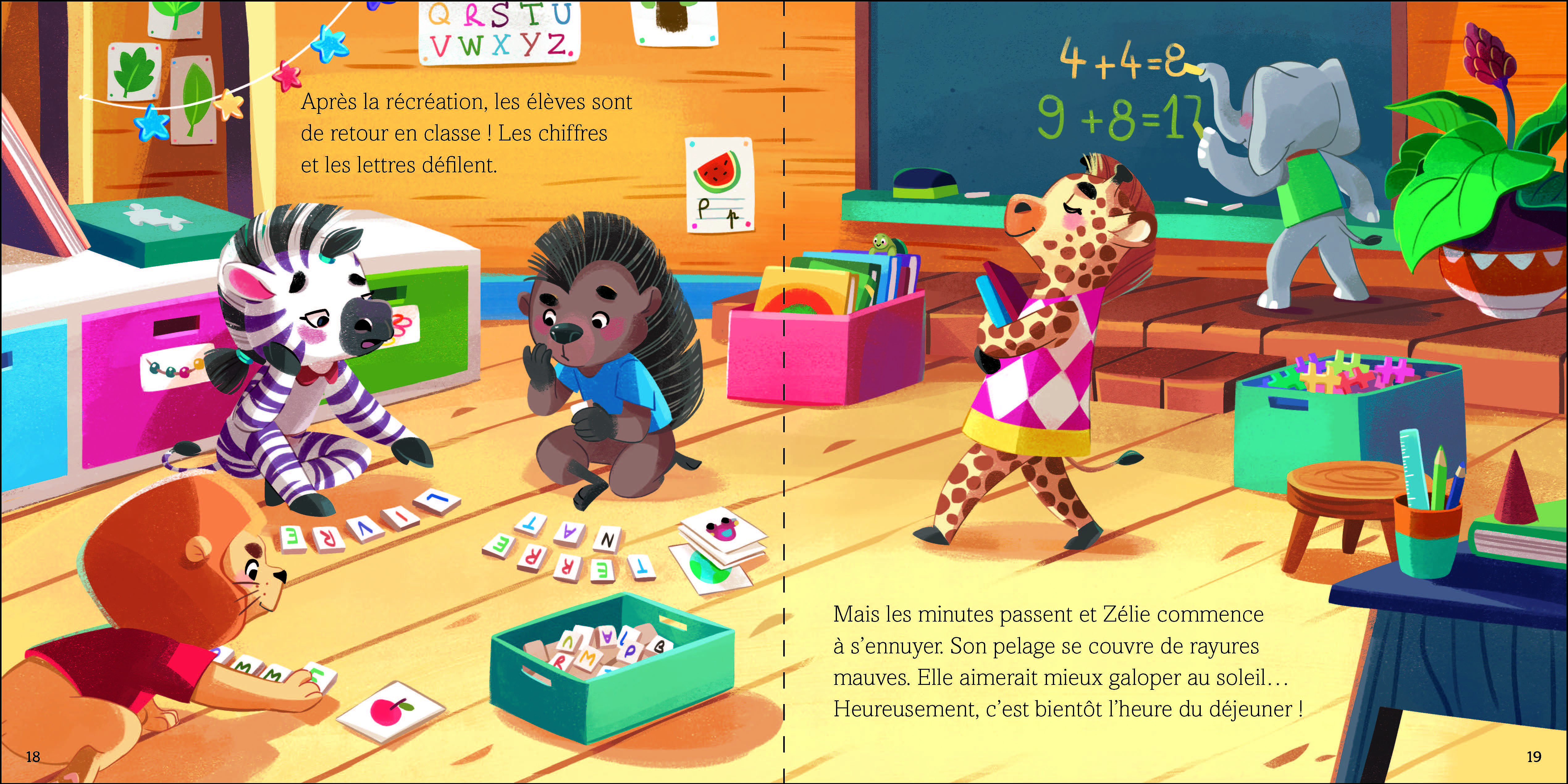 ZELIE ET LES EMOTIONS DE LA RENTREE + ROUE DES EMOTIONS