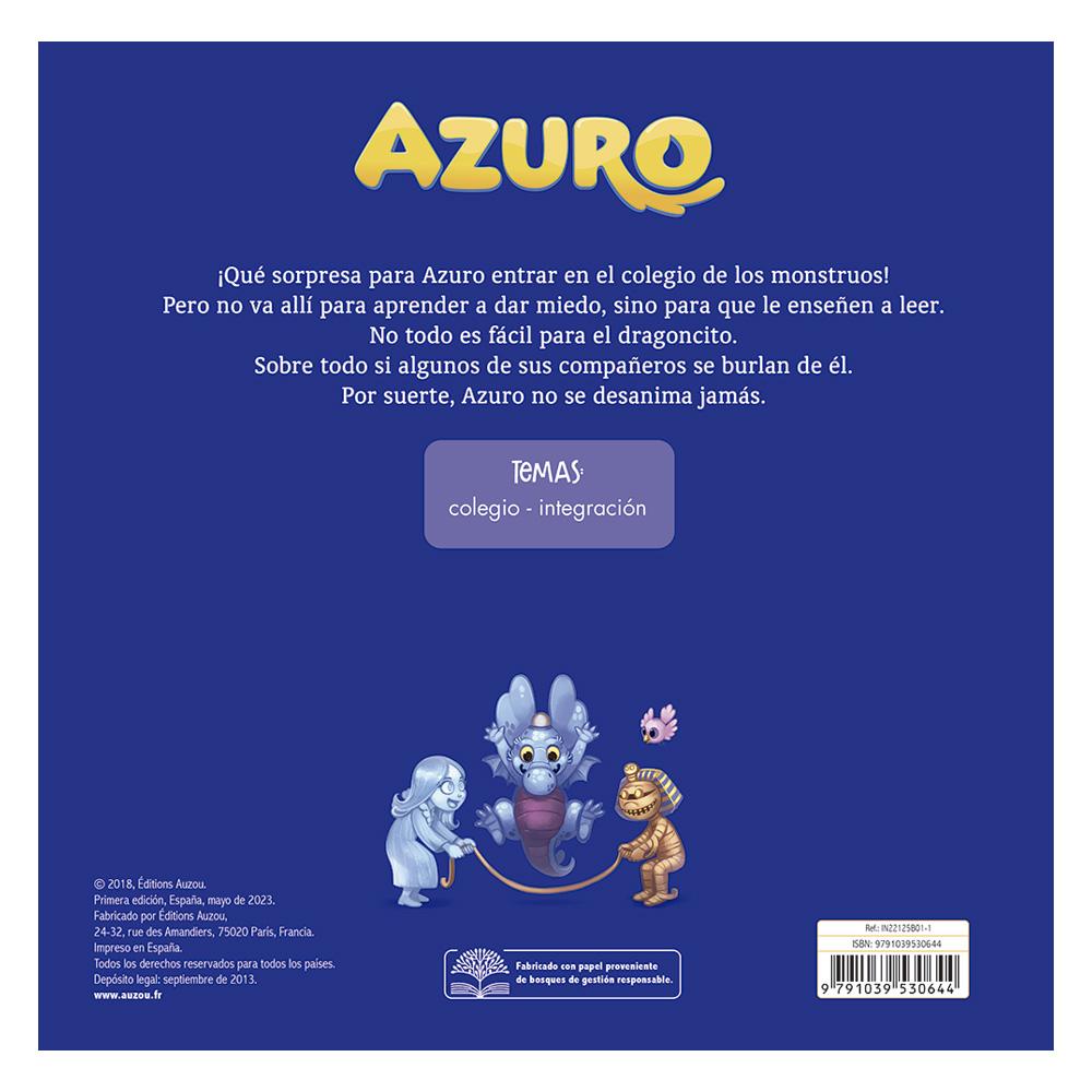 Azuro En El Colegio De Los Monstruos