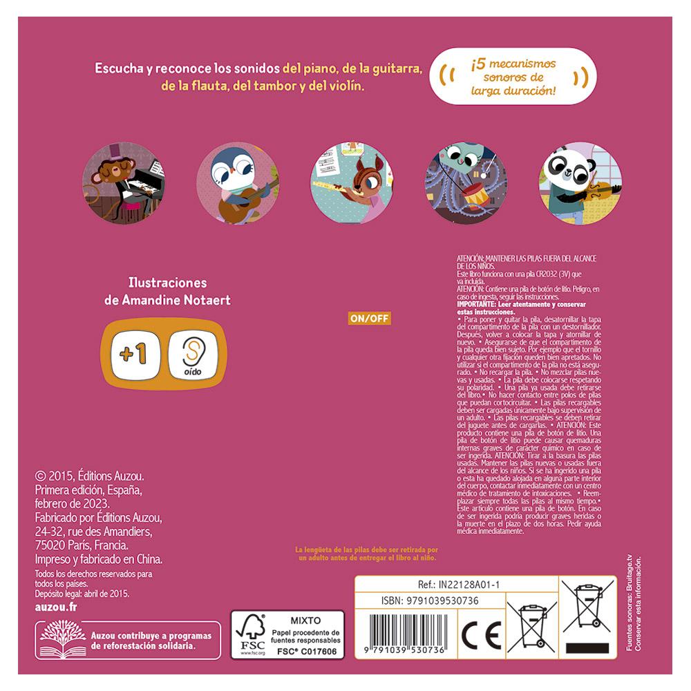 Mi Primer Libro De Imágenes Para Escuchar: Instrumentos De Música