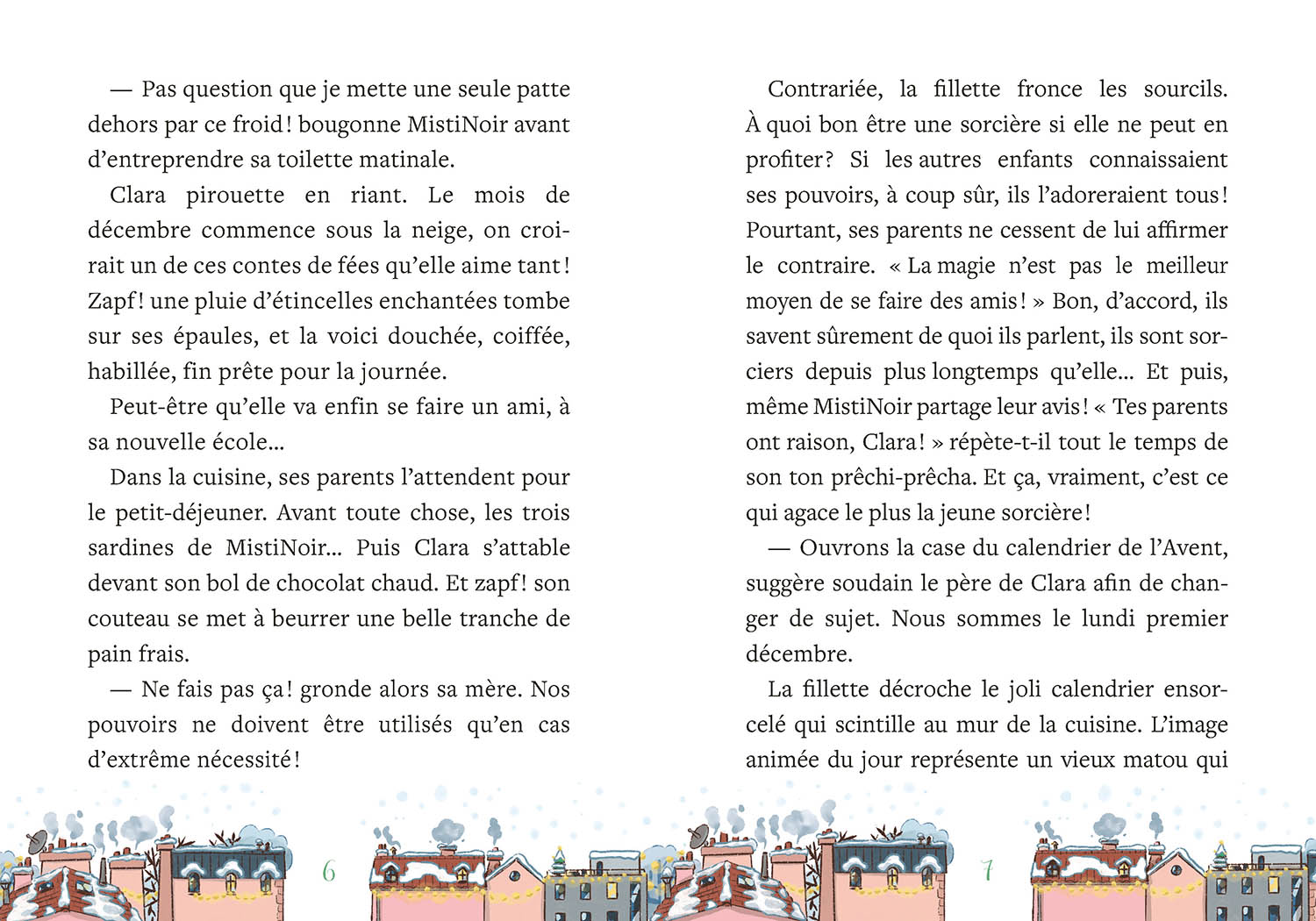 LE NOEL DE CLARA LA PETITE SORCIERE - ROMANS DE LAVENT 