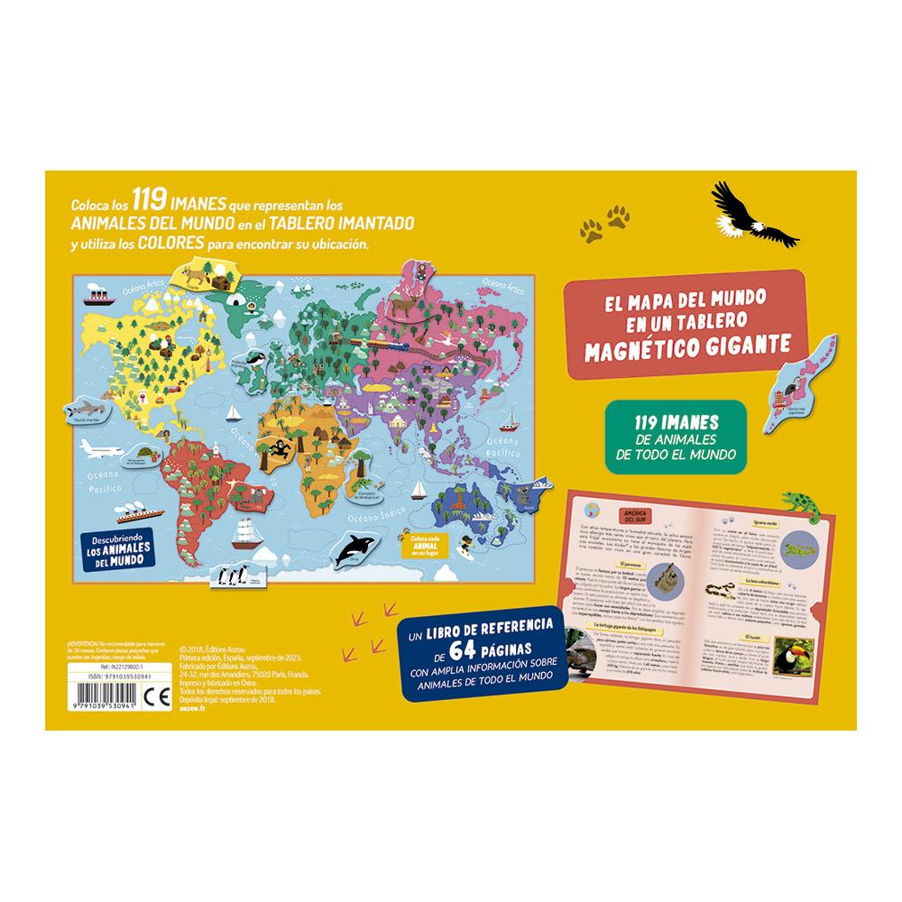 Descubriendo Los Animales Del Mundo: Tablero Magnético