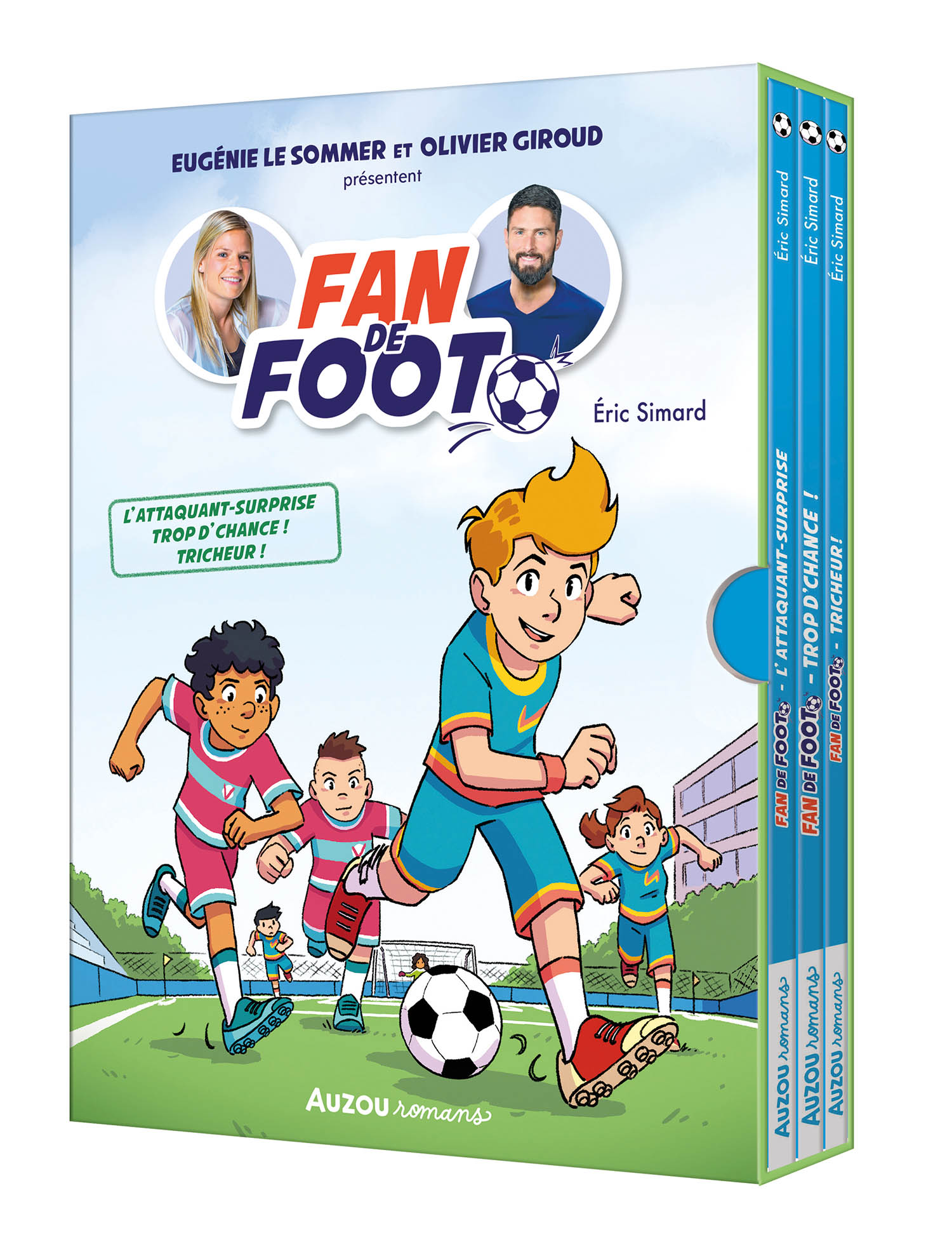 Coffret Bibliothèque 1 - Fan De Foot - Tomes 1 À 3