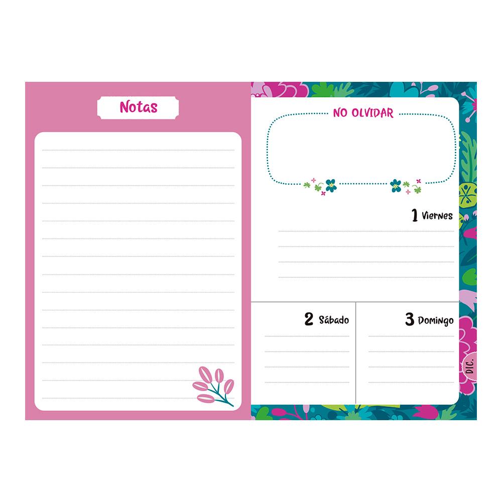 Mi Agenda Creativa 2023/2024 Jardín Secreto
