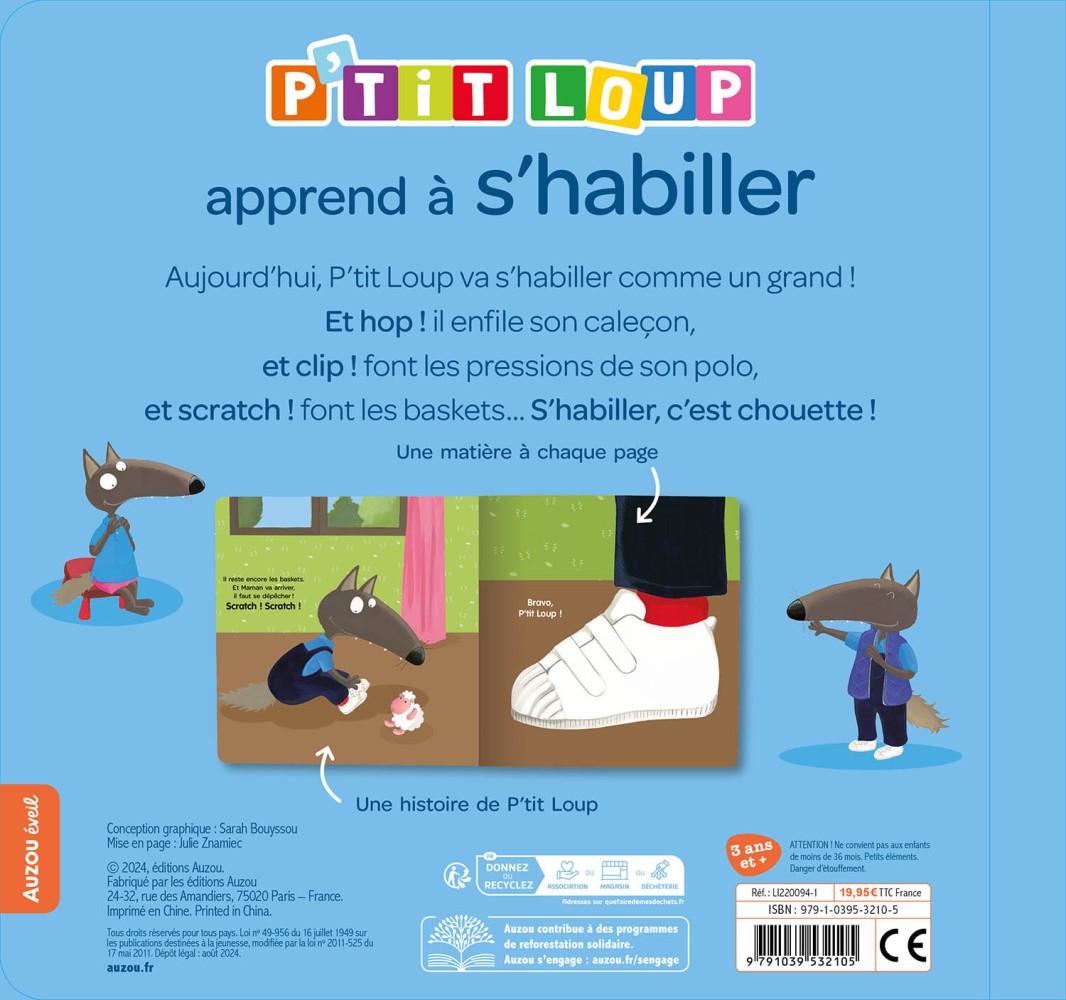 P'tit Loup Apprend À S'habiller