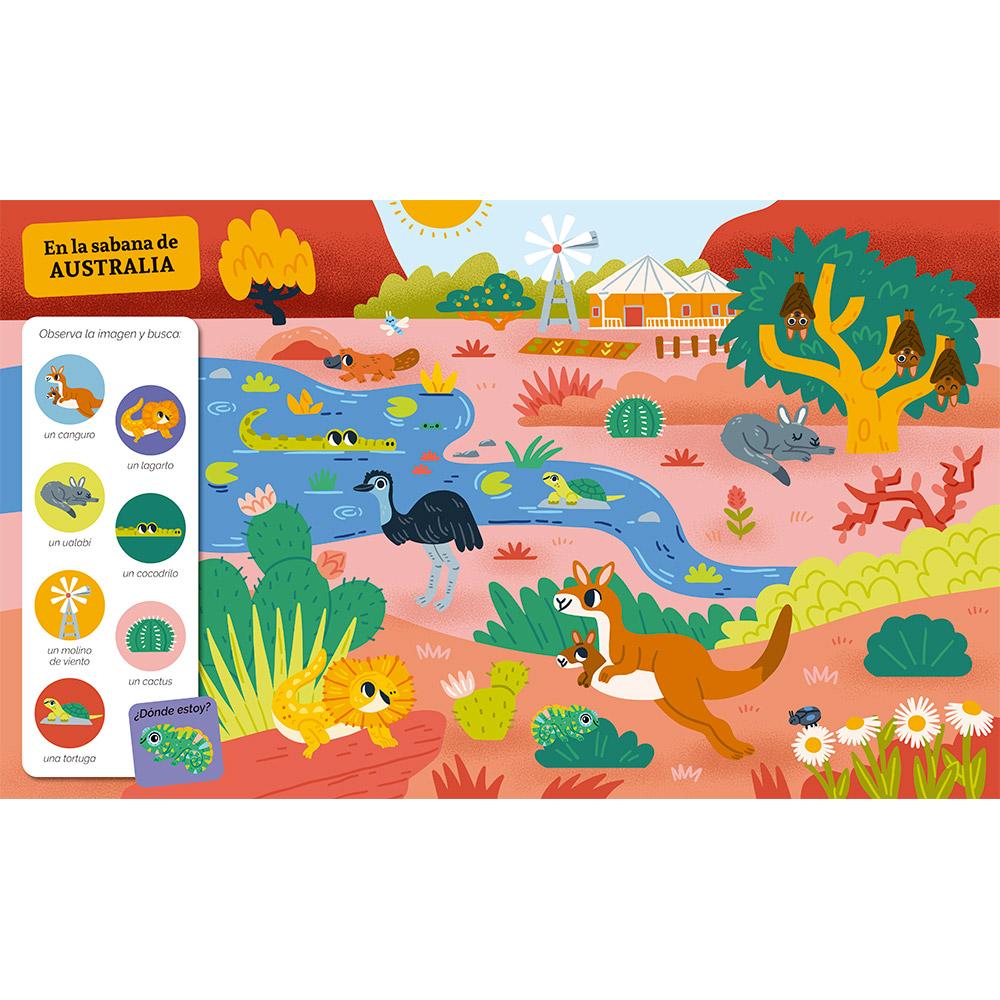 Busca Y Encuentra Para Los Más Pequeños. La Jungla Y La Sabana.