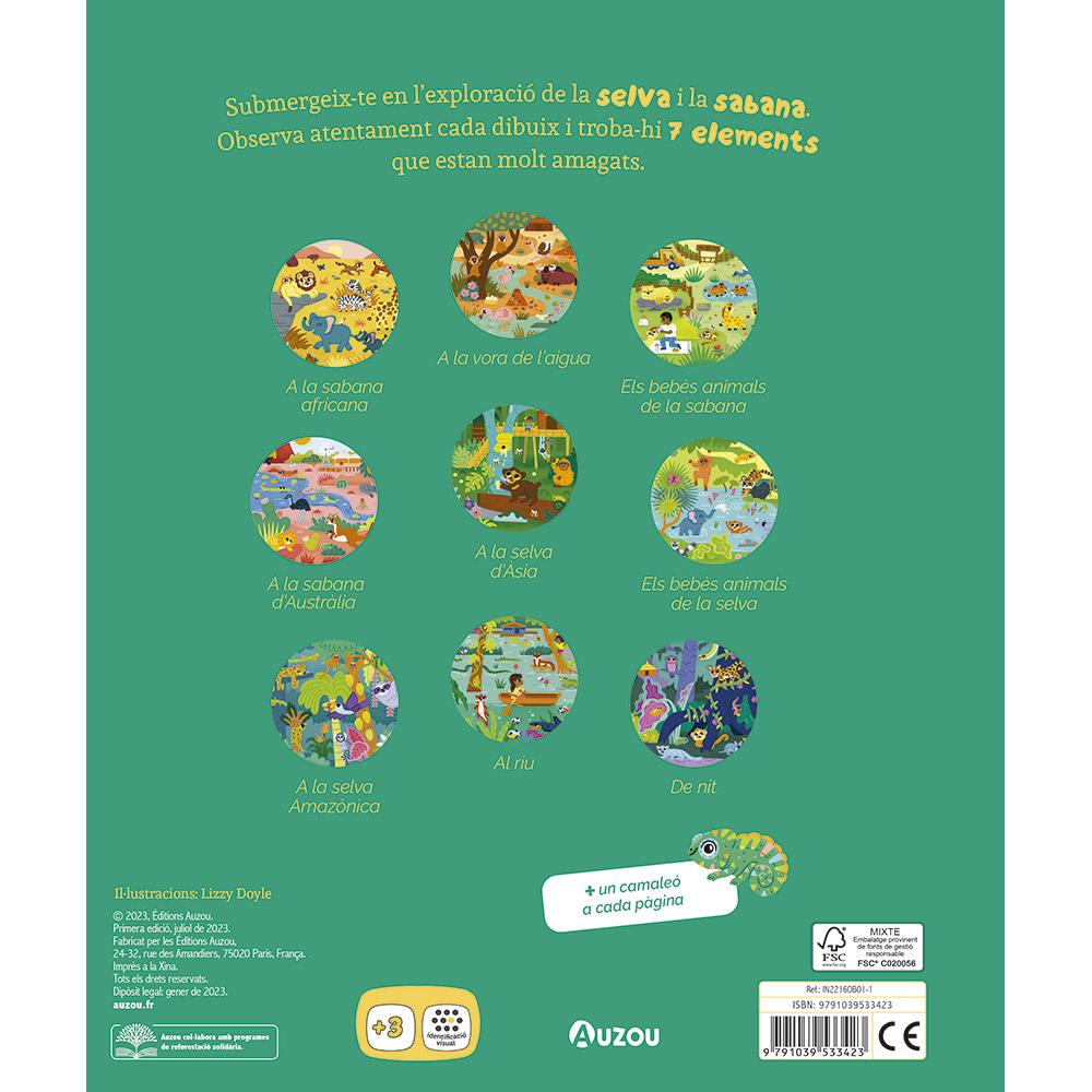 Busca I Troba Per Als Més Petits: La Selva I La Sabana