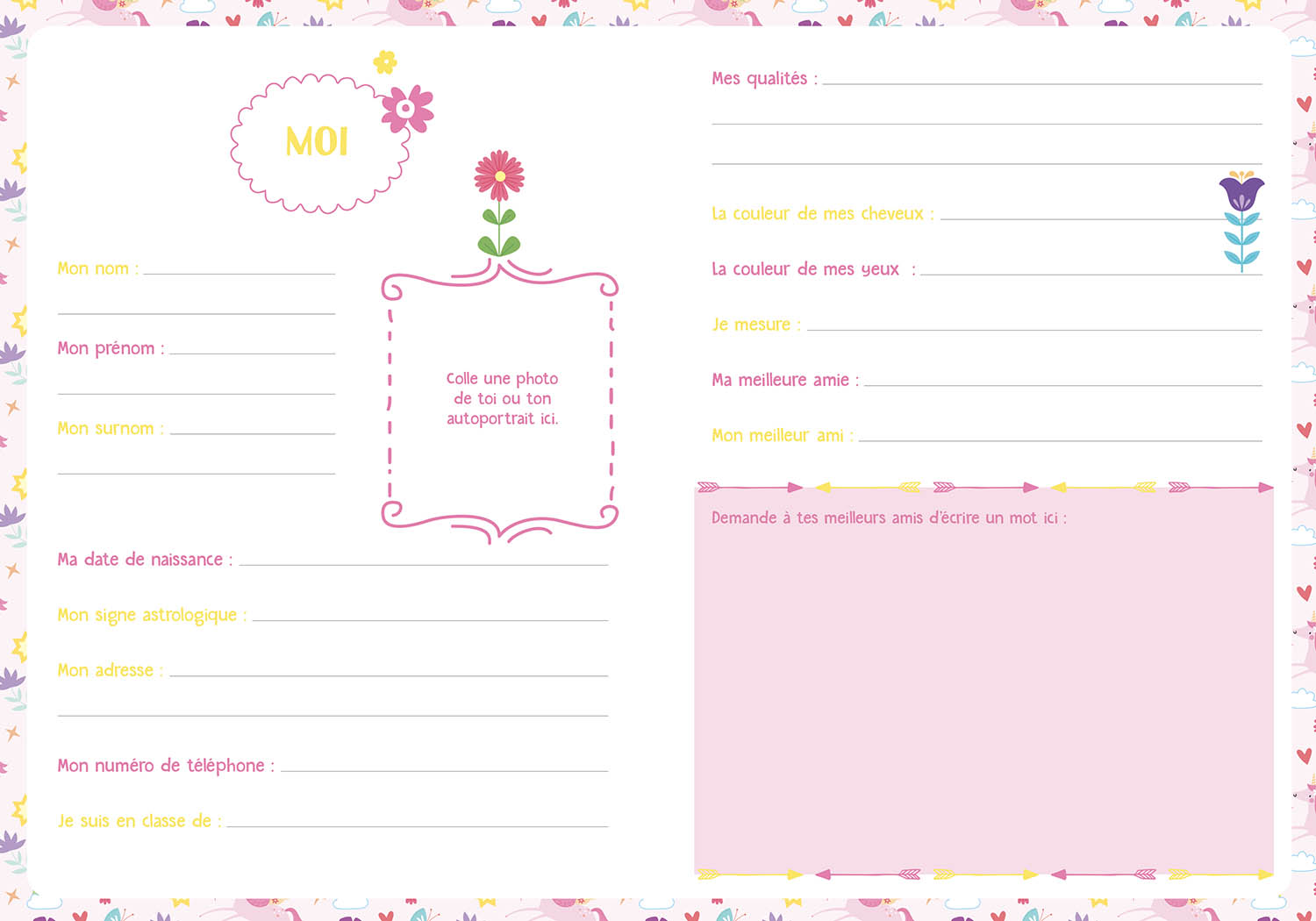 Mon Coffret Secret Licorne