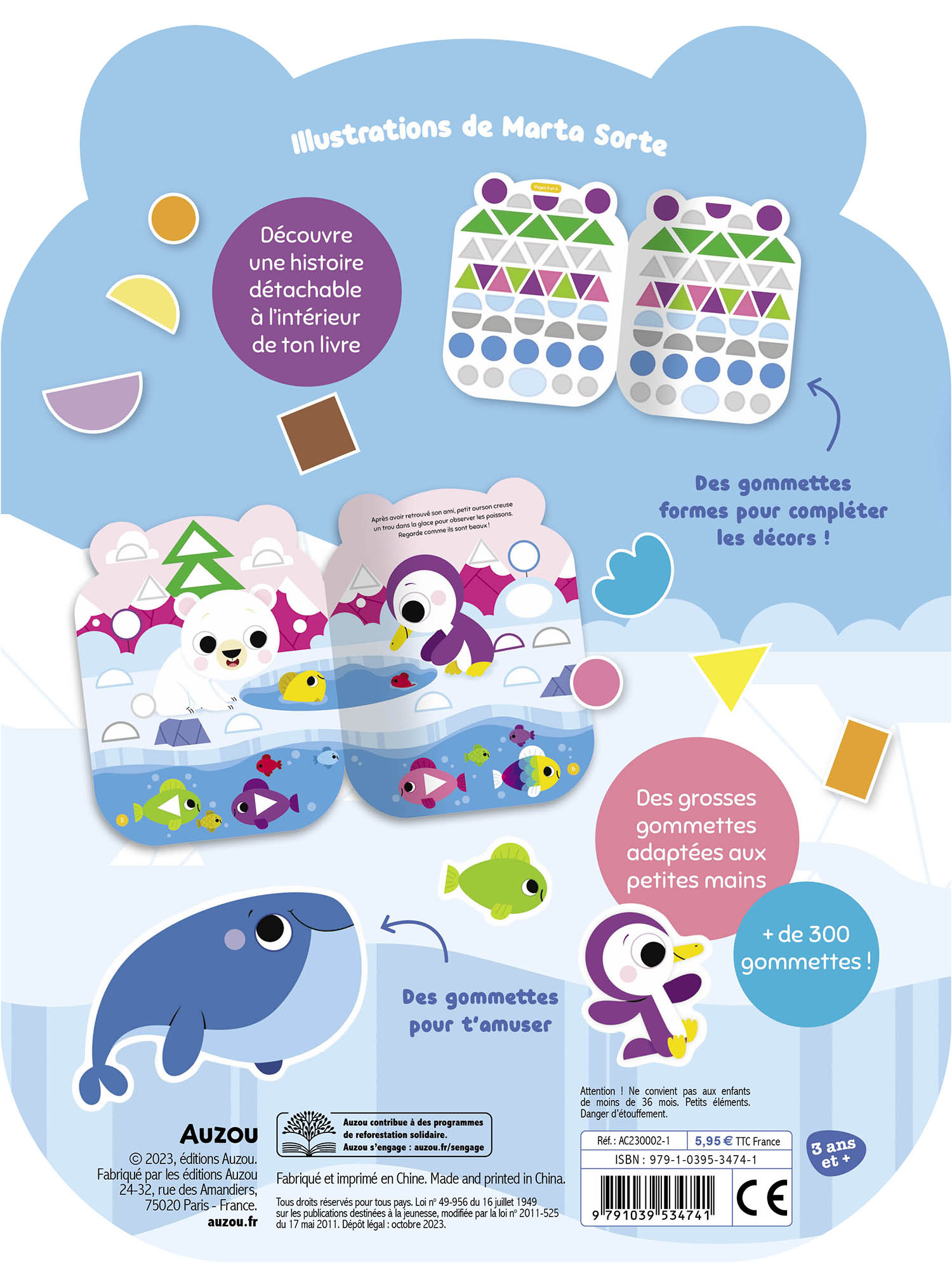 Gommettes Formes : L'aventure De Petit Ourson