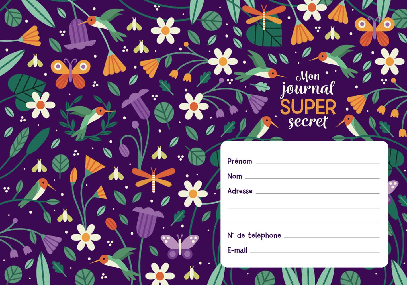 Mon Journal Super Secret - Avec Stylo À Encre Invisible