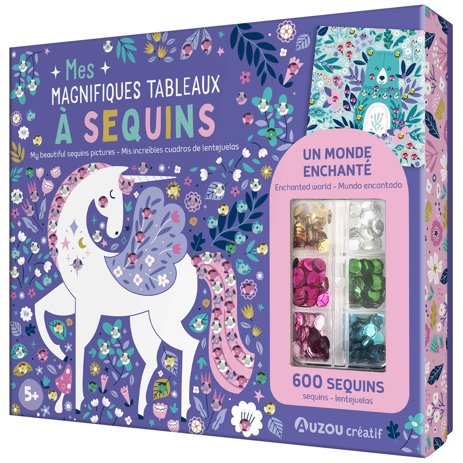 100% créa : Mes magnifiques tableaux à sequins