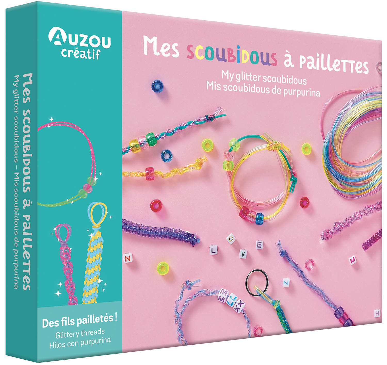 Mon Coffret D'artiste - Mes Scoubidous À Paillettes Mon Coffret D'artiste - Mes Scoubidous À Paillettes