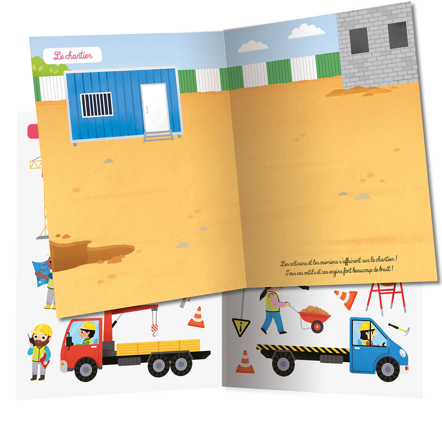 250 autocollants - Chantier