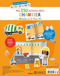 250 autocollants - Chantier