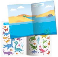 250 autocollants - Dinosaures 250 autocollants - Dinosaures