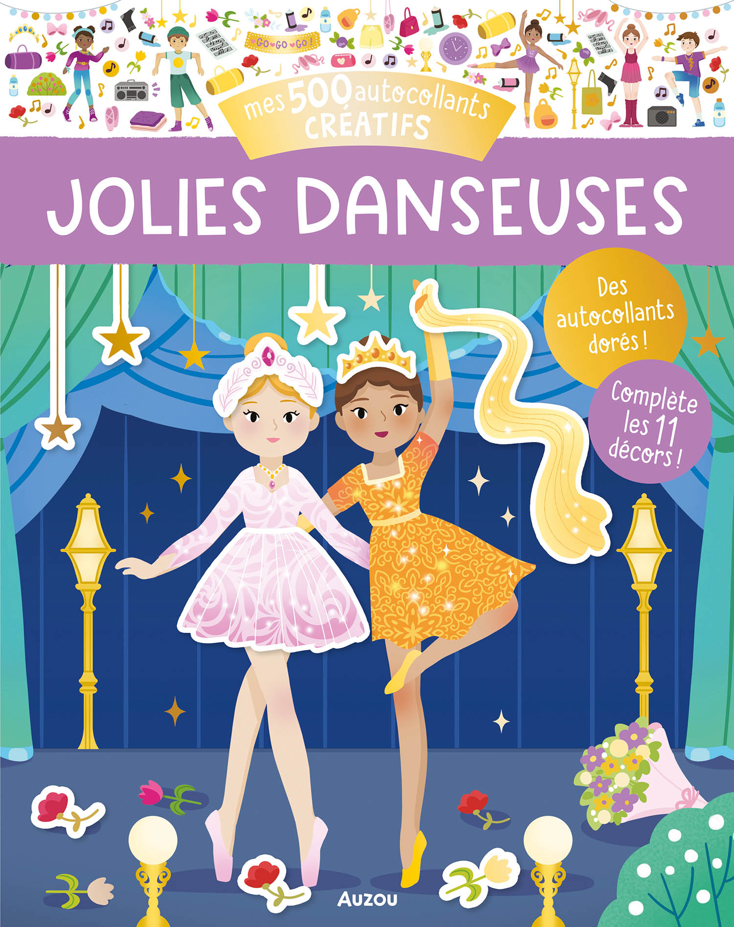 500 Autocollants Créatifs : Jolies Danseuses 500 Autocollants Créatifs : Jolies Danseuses