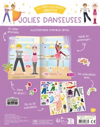 500 autocollants créatifs - Danseuses