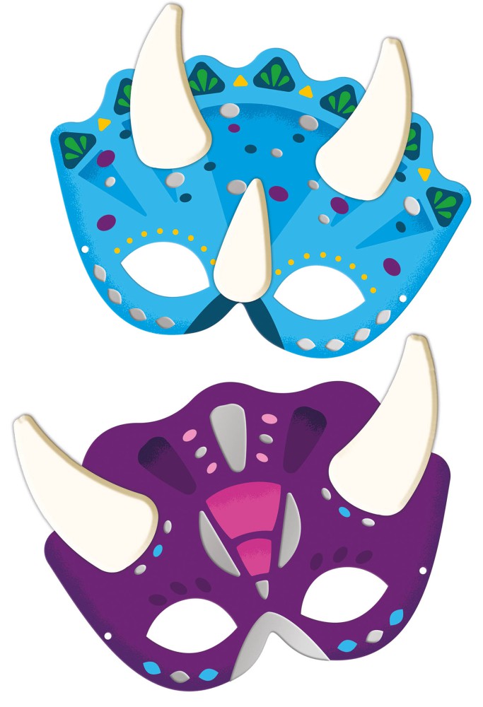 Masques Et Tattoos Dino