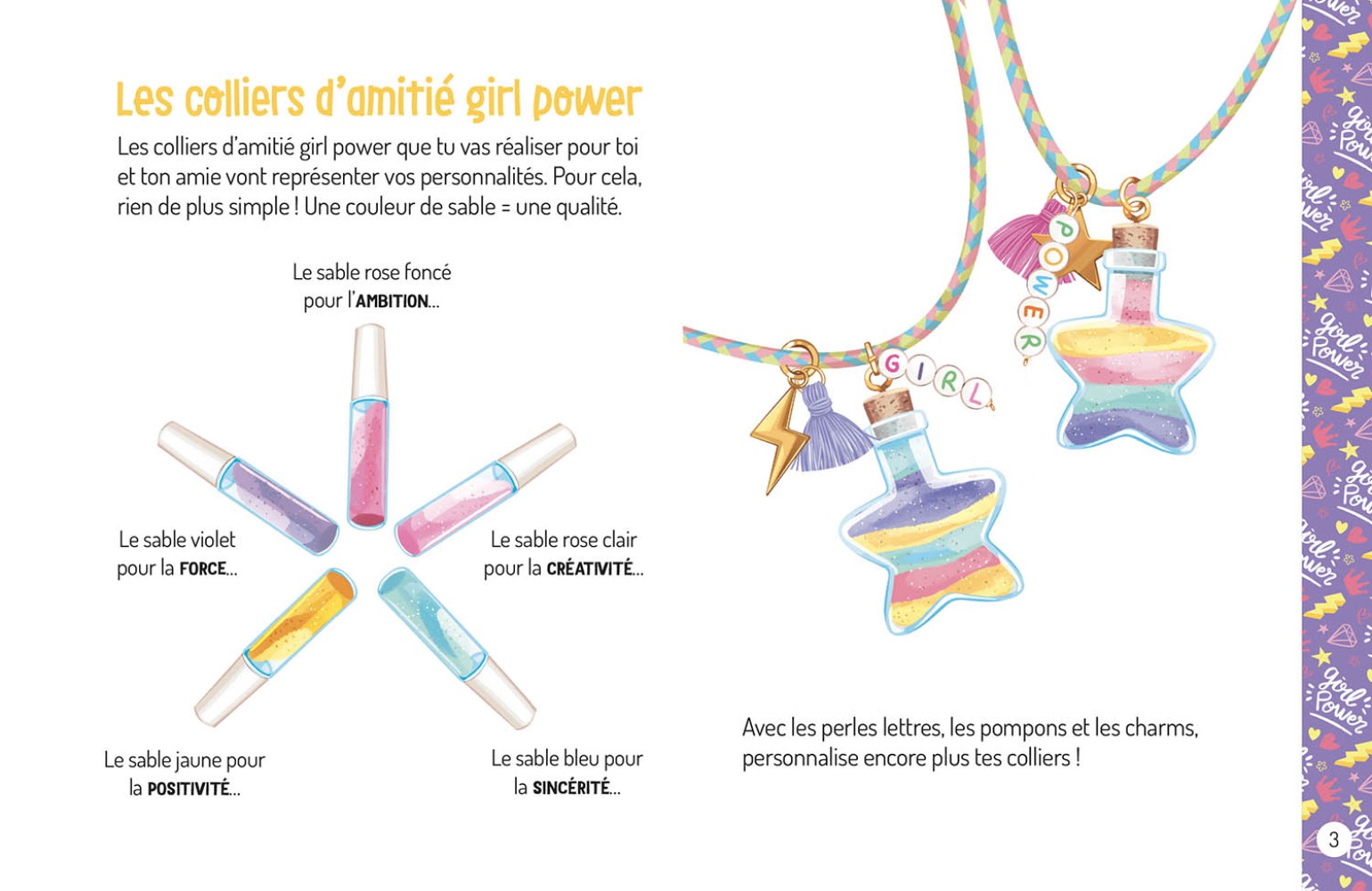 Mes Jolis Bijoux - Mes Colliers D'amitié Girl Power Mes Jolis Bijoux - Mes Colliers D'amitié Girl Power